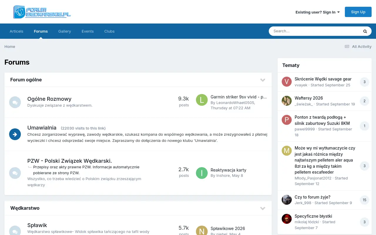 Strona główna forumwedkarskie.pl