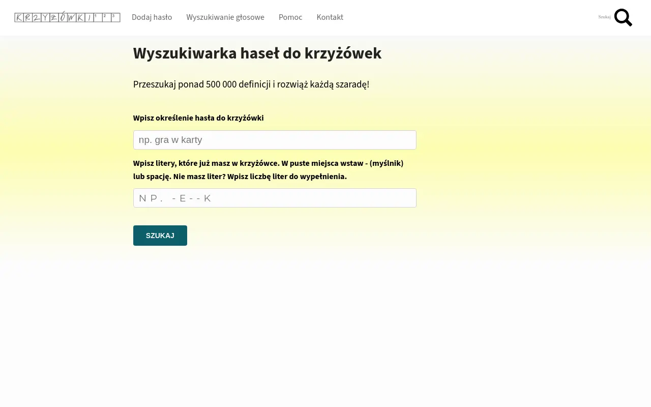Strona główna krzyzowki123.pl