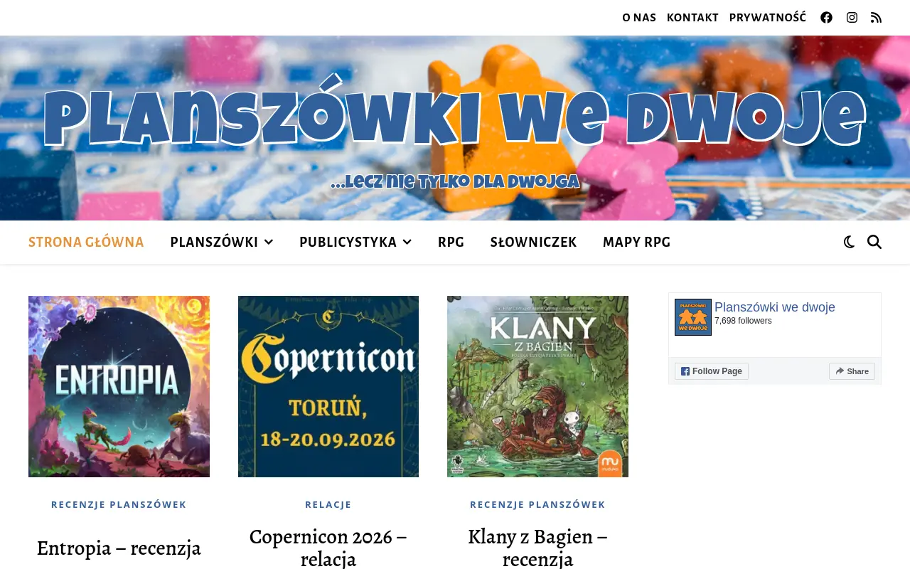 Strona główna planszowkiwedwoje.pl
