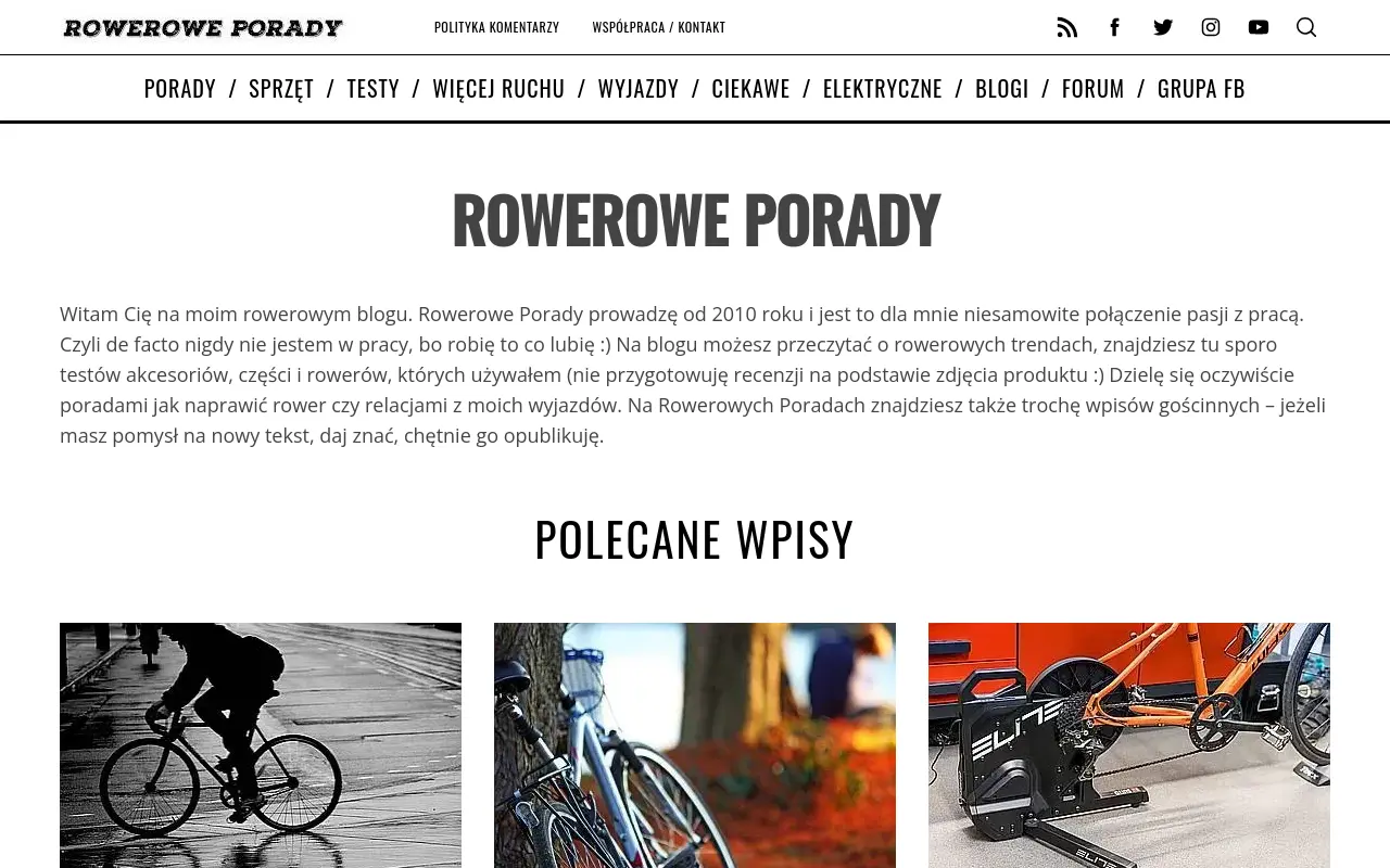 Strona główna roweroweporady.pl
