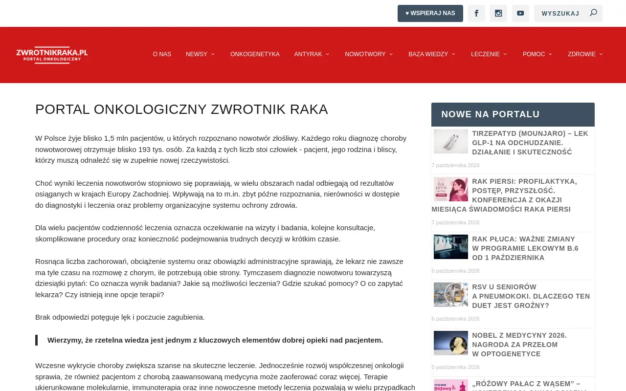 Strona główna zwrotnikraka.pl